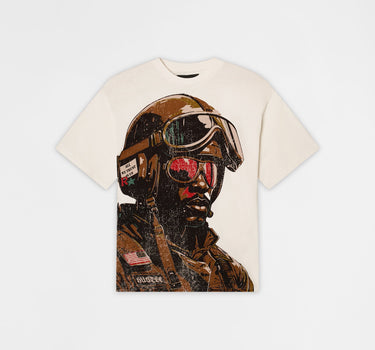Soldier Respect All Short Sleeve Tee - Cream