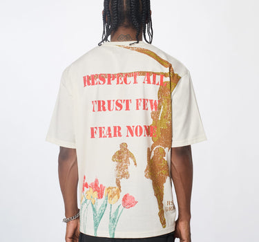 Soldier Respect All Short Sleeve Tee - Cream