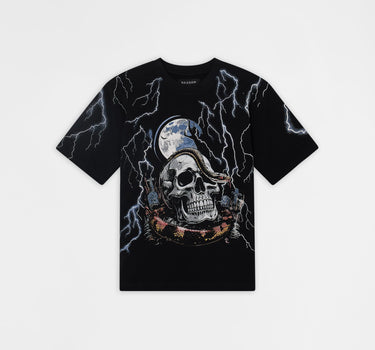Full Moon Short Sleeve Tee - Black