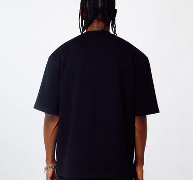 Pablo Mugshot Heavy Terry Short Sleeve Tee - Black