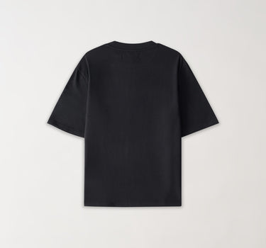 Untouchable Chenille Heavy Terry Short Sleeve Tee - Black