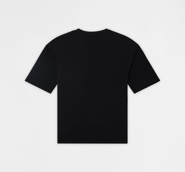 Untouchable Chenille Heavy Terry Short Sleeve Tee - Black