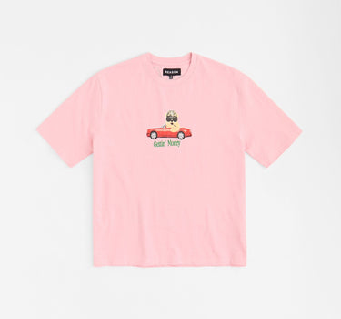 Cruisin Cub Embroidered Short Sleeve Tee - Pink