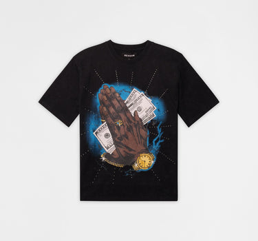 Blessings Short Sleeve Tee - Washed Black