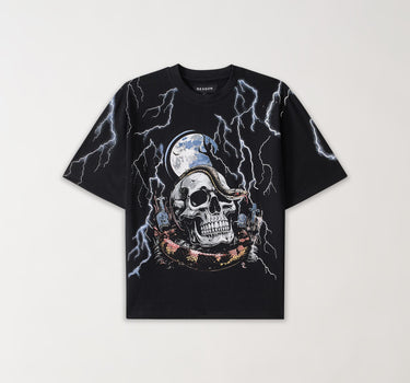 Full Moon Short Sleeve Tee - Black