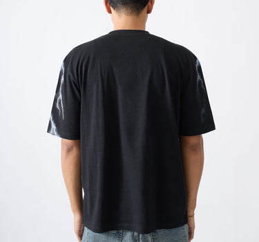 Full Moon Short Sleeve Tee - Black
