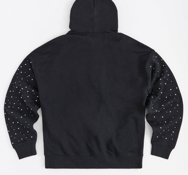 Anti Social Rhinestone Hoodie - Black