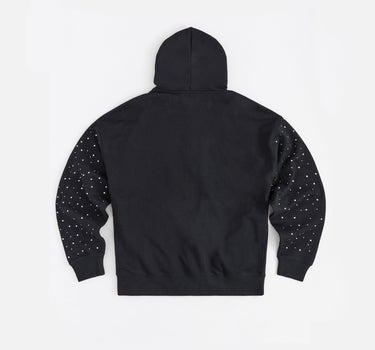 Anti Social Rhinestone Hoodie - Black
