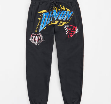 Dodge Demon Applique Jogger Pants - Black