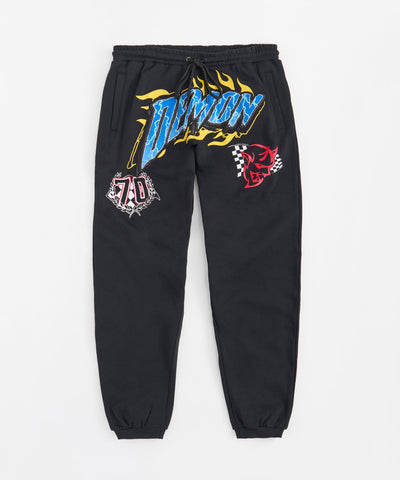 Dodge Demon Applique Sweatpants - Black