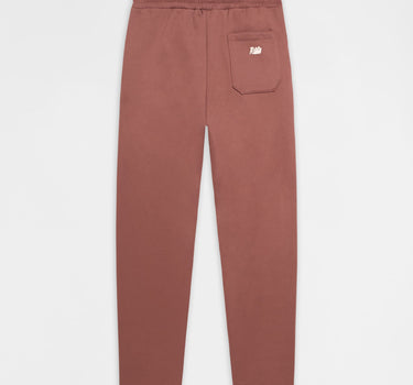 Essential Heavyweight Fleece Baggy Fit Open Hem Sweats - Mauve