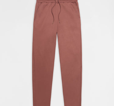Essential Heavyweight Fleece Baggy Fit Open Hem Sweats - Mauve