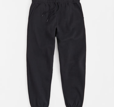 Essential Heavyweight Fleece Baggy Fit Jogger Pants - Black