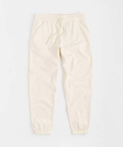 Essential Heavyweight Fleece Cinched Sweats - Cream