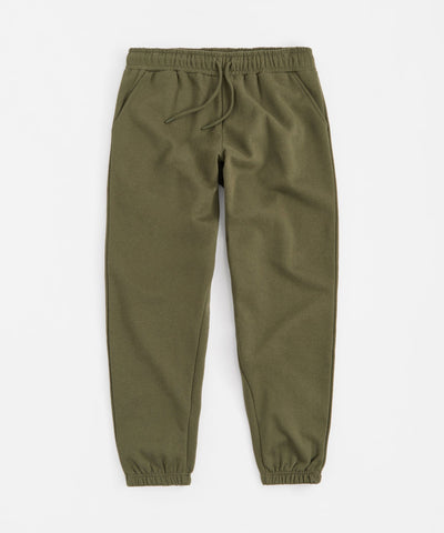 Essential Heavyweight Fleece Cinched Sweats - Olive Green