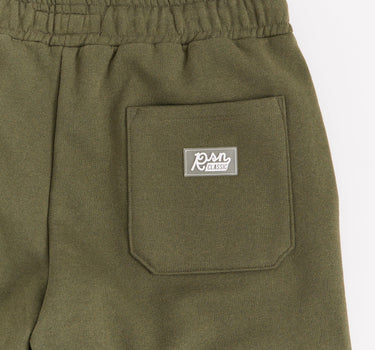 Essential Heavyweight Fleece Baggy Fit Jogger Pants - Olive Green