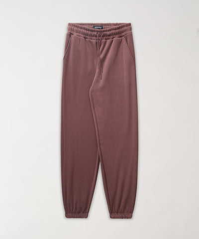 Essential Heavyweight Fleece Cinched Sweats - Brown