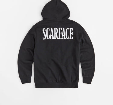 Scarface Embroidered Full Zip Hoodie - Black