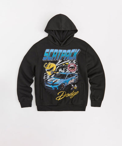 Dodge Scatpack Rhinestone Hoodie - Black