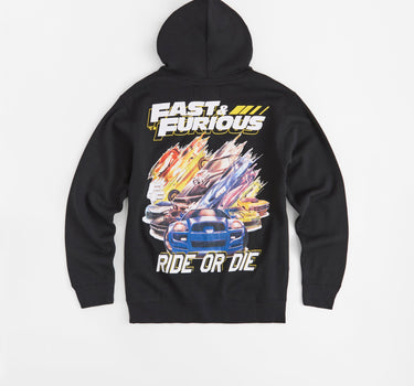 Fast & Furious Chenille Patched Hoodie - Black