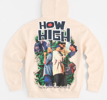 Degrees All Rolled Up How High Hoodie - Tan