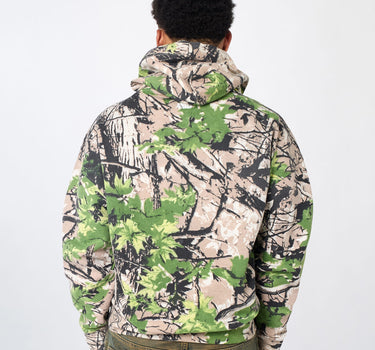 Essential Pull Over Boxy Fit Hoodie - Dark Brown Tree