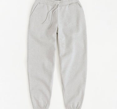Essential Heavyweight Fleece Baggy Fit Jogger Pants - Heather Grey