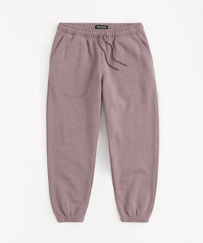 Essential Heavyweight Fleece Cinched Sweats - Mauve