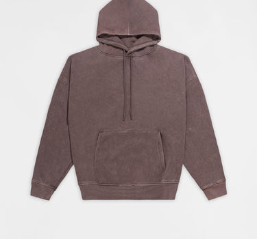 Essential Heavyweight Fleece Baggy Fit Comfy Hoodie - Brown