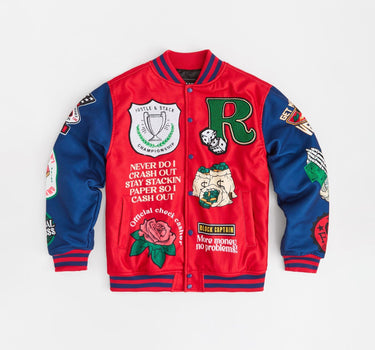 Captain Varsity Jacket - Red