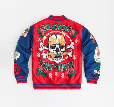 Captain Varsity Jacket - Red
