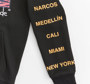 Narcos Code Fleece Hoodie - Black