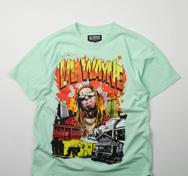 Lil Wayne New Orleans Short Sleeve Tee - Mint