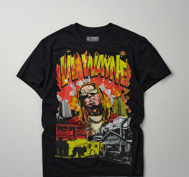 Lil Wayne New Orleans Short Sleeve Tee - Black