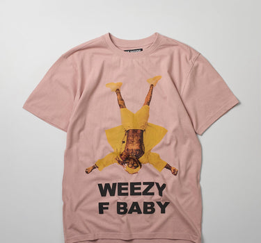 Lil Wayne Weezy F Baby Photo Short Sleeve Tee - Pink