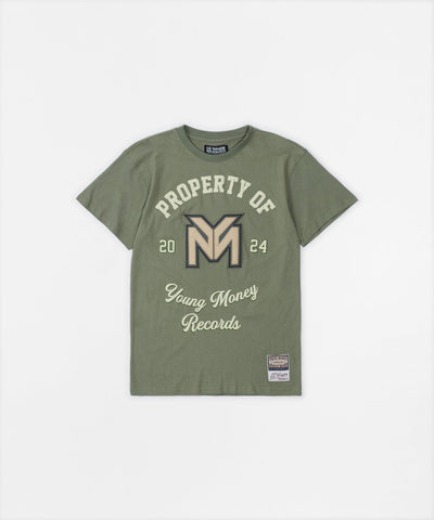 Lil Wayne Property Of Short Sleeve Tee - Olive Green