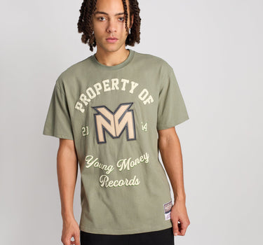 Lil Wayne Property Of Short Sleeve Tee - Olive Green