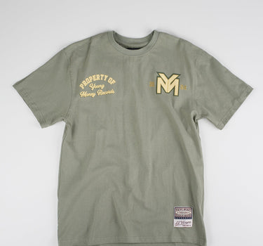 Young Money Records Short Sleeve Tee - Olive Green