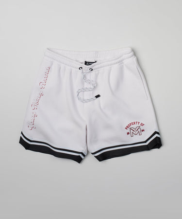 Lil Wayne Property Of Basketball Shorts White – Reason Clothing