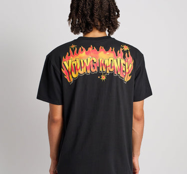 Lil Wayne Young Graffiti Short Sleeve Tee - Black