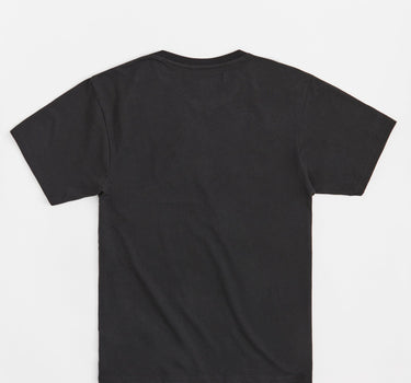 Trust No One Chenille Patched Short Sleeve Tee - Black
