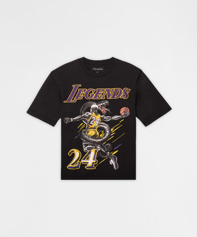 Legends 24 Applique Short Sleeve Tee - Black