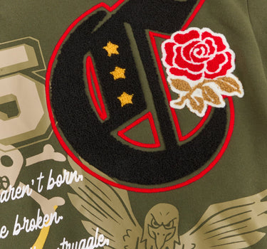 Champion Chenille Hoodie - Olive Green