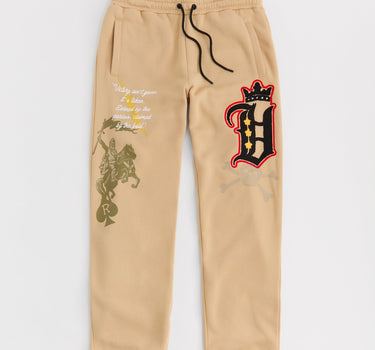Champion Chenille Patched Pants - Khaki