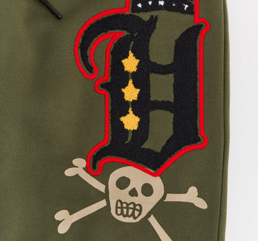 Champion Chenille Patched Pants - Olive Green