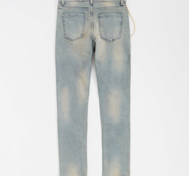 Pearls Chain Denim Jeans - Dark Blue