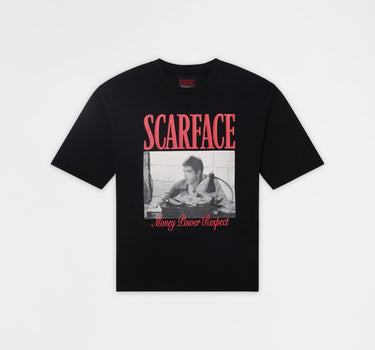 Scarface Money Power Respect Short Sleeve Tee - Black