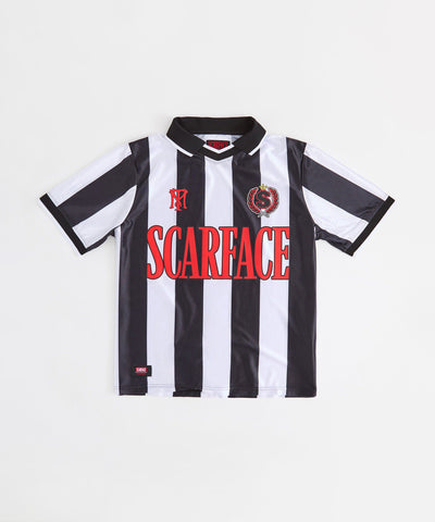 Scarface Soccer Jersey - Black&White