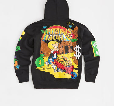 Richie Rich Time Is Money Hoodie - Black