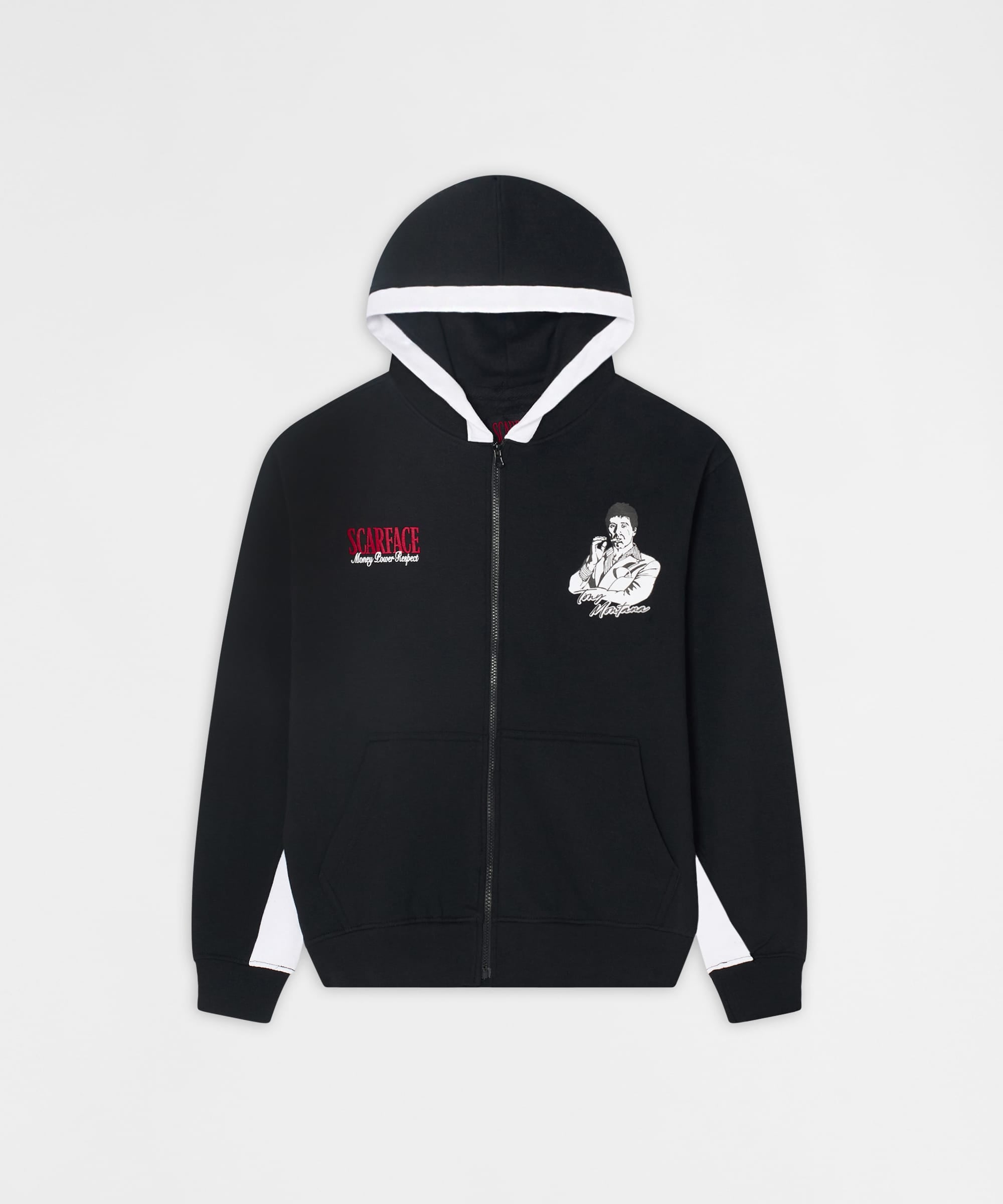 Scarface Tony Montana Zip Hoodie - Black – Reason Clothing
